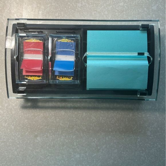 Post It Note Dispenser Heavy Duty Various Sizes and Colors Plus Carry Bag - Picture 1 of 6